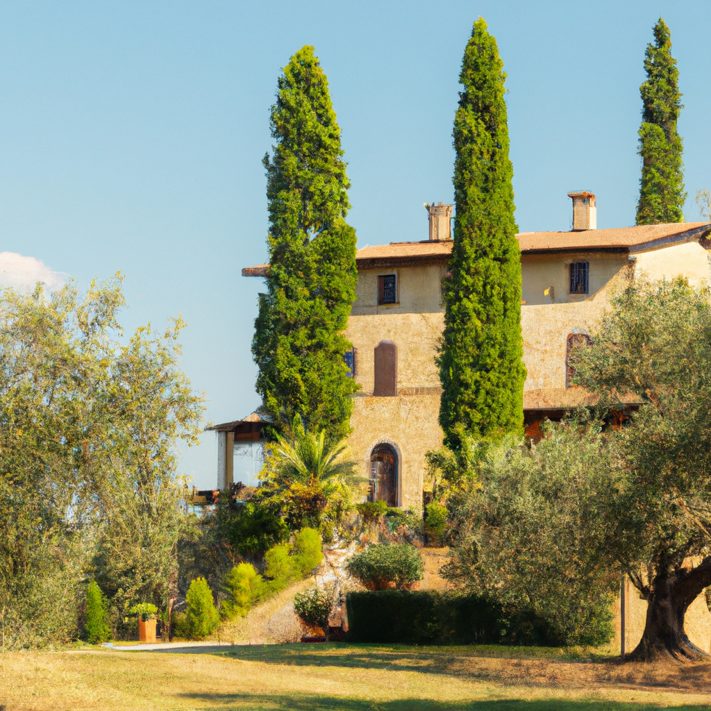 Villa toscana con giardino